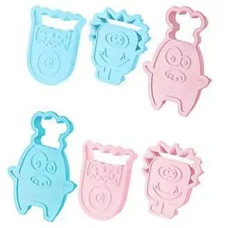 Udstikker, prægemønster, monster 3 stk. Fackelmann - 