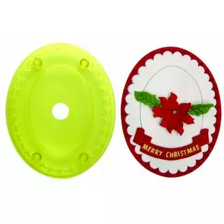 Præget oval ramme Nr. 1 JEM - Udstikkere