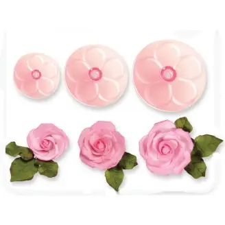 Udstikker, Rose, 3 dele. JEM - Udstikkere