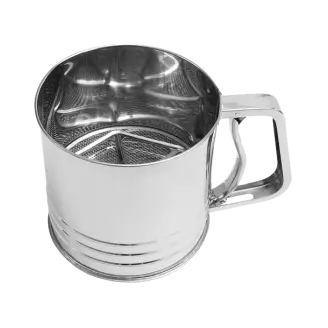 Enhåndssigte, max 450 g. rustfrit stål - Sigter