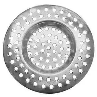 Afløbssi til vask Ø 75 / 45 mm. rustfrit stål - Diverse