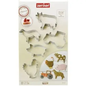 Udstikker, 5 stk. Zenker - Baby shower