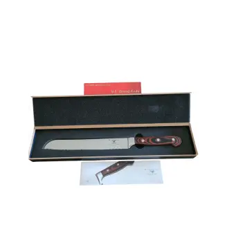 Brødkniv 67 Damascus 36 /21,5 cm fuldsmedet - Grunwerg