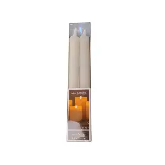 LED - LYS 2,5 x 24 cm. 2 pak uden batterier - Festartikler