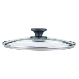 Glasl&aring;g 28 cm. til gryder og pander - 