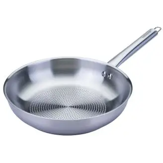 Stegepande &Oslash; 24 cm. Rustfrit st&aring;l. - 