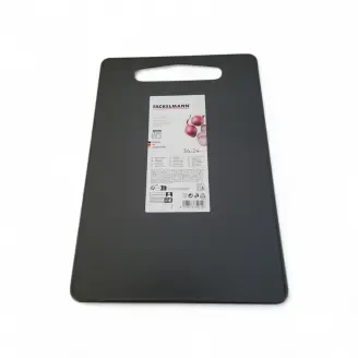 Skærebræt, 34 x 24 cm. grå, LLDPE - Skærebræt