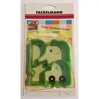 Sandwichudstikker med dyremotiver, grøn - 