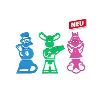 Udstiksforme til børn med 3 forskellige figurer, Dr. Oetker - Dr. Oetker